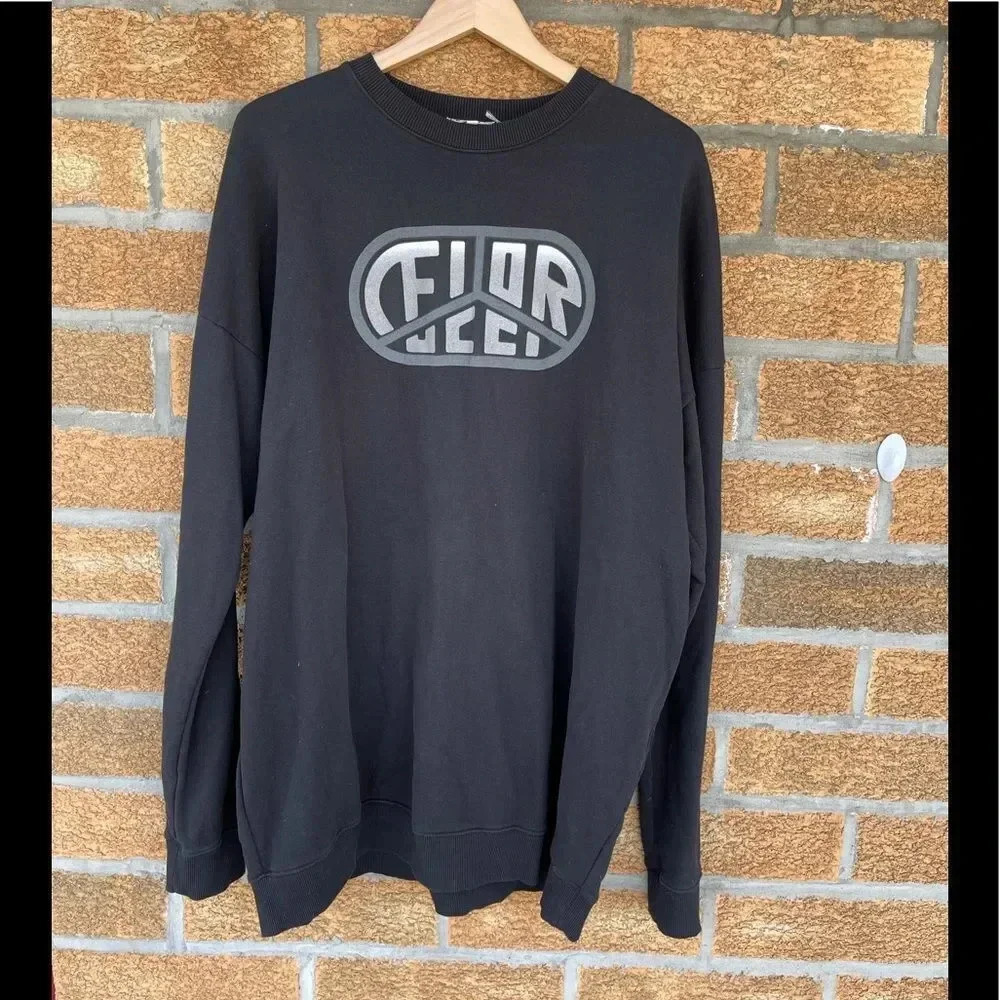 Fiorucci oversize sweatshirt pullover large